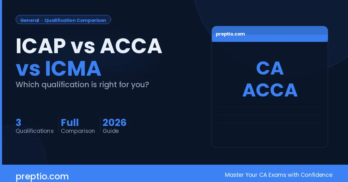 ICAP vs ACCA vs ICMA — Which Accounting Qualification is Right for You?